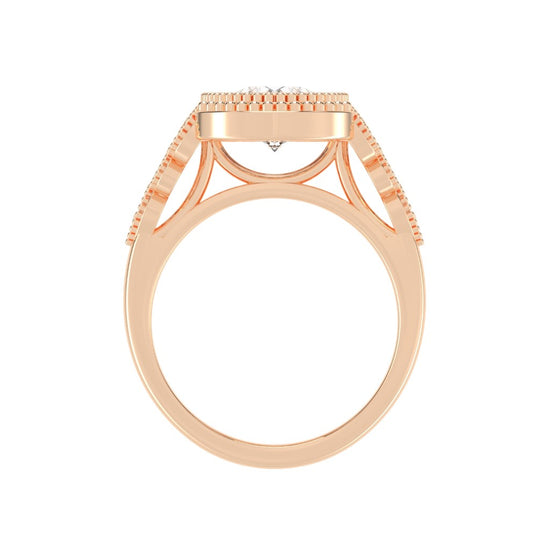 Solarya Round Cut Classic Lab Diamond Ring