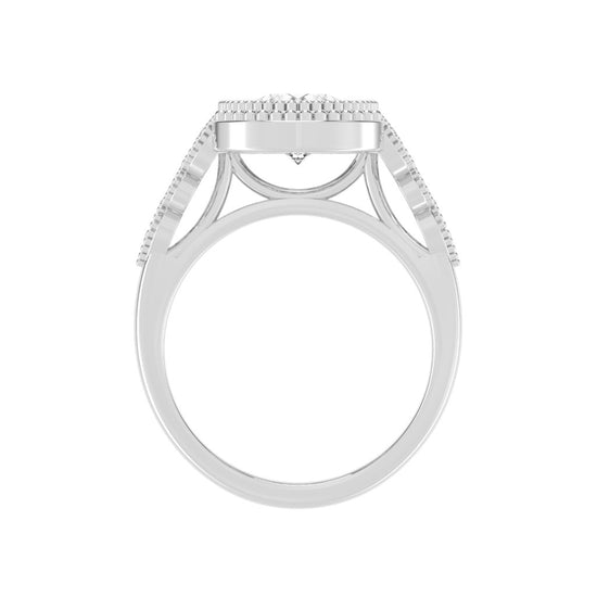 Solarya Round Cut Classic Lab Diamond Ring