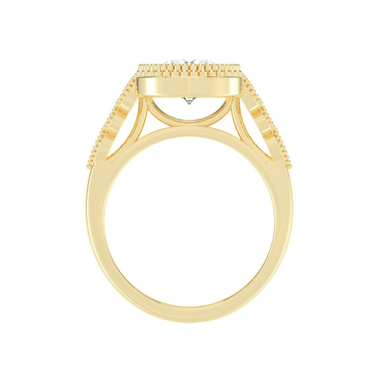 Solarya Round Cut Classic Lab Diamond Ring