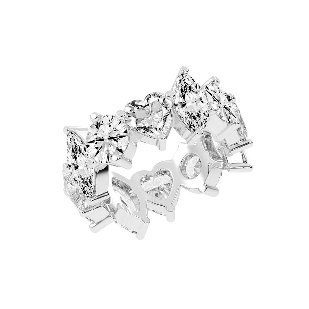 Endura Three Style Four Prong Lab Diamond Ring