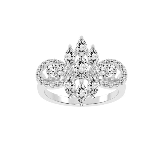 Diaraelle Marquise Cut Classic Lab Diamond Ring