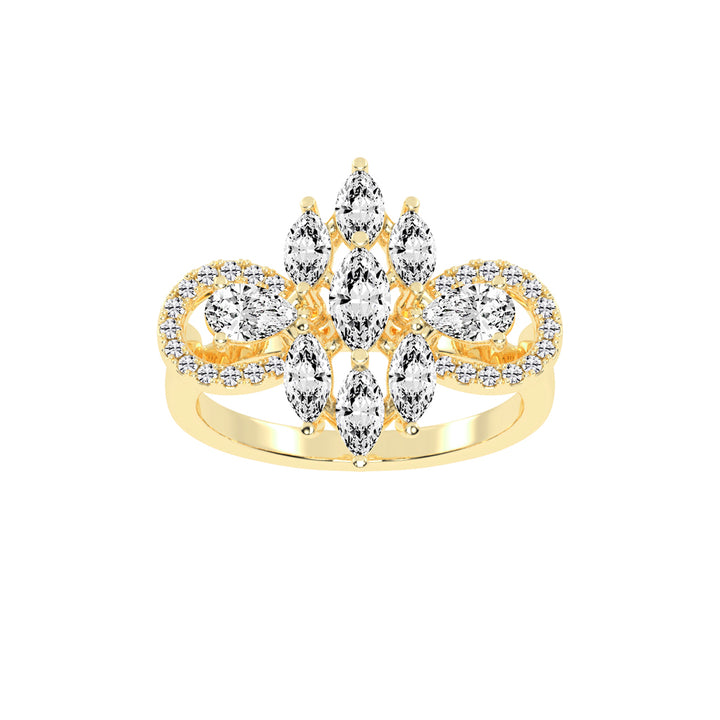 Diaraelle Marquise Cut Classic Lab Diamond Ring