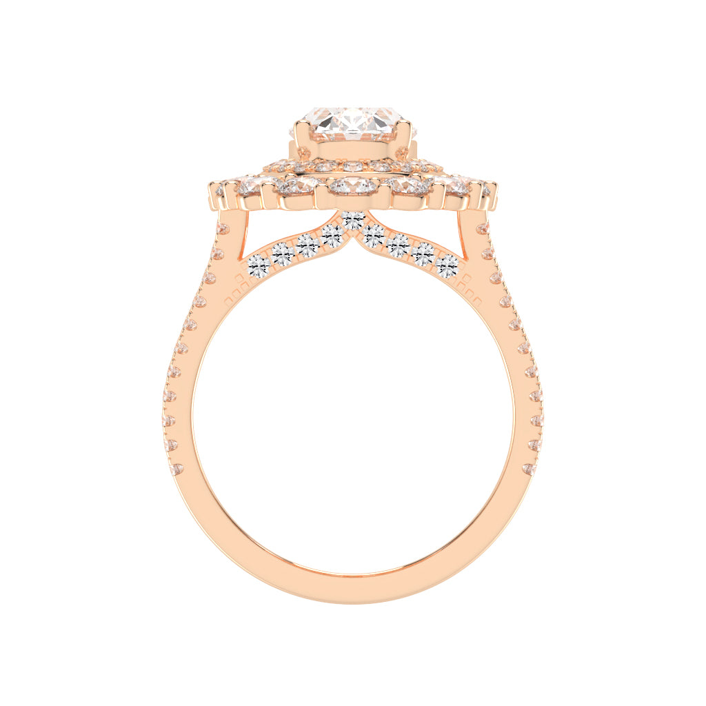 Elixara Round & Oval Cut Daimond Ring