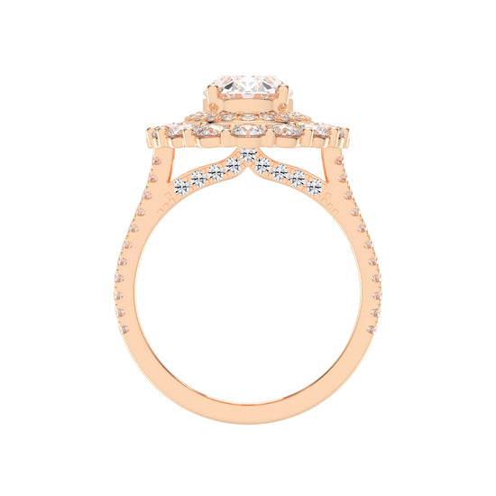 Elixara Round & Oval Cut Daimond Ring