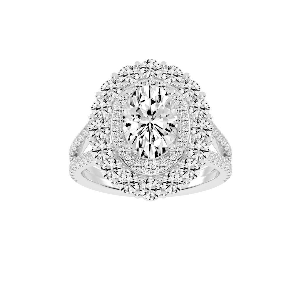 Elixara Round & Oval Cut Daimond Ring
