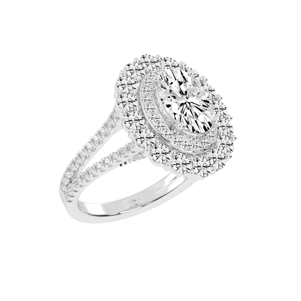 Elixara Round & Oval Cut Daimond Ring
