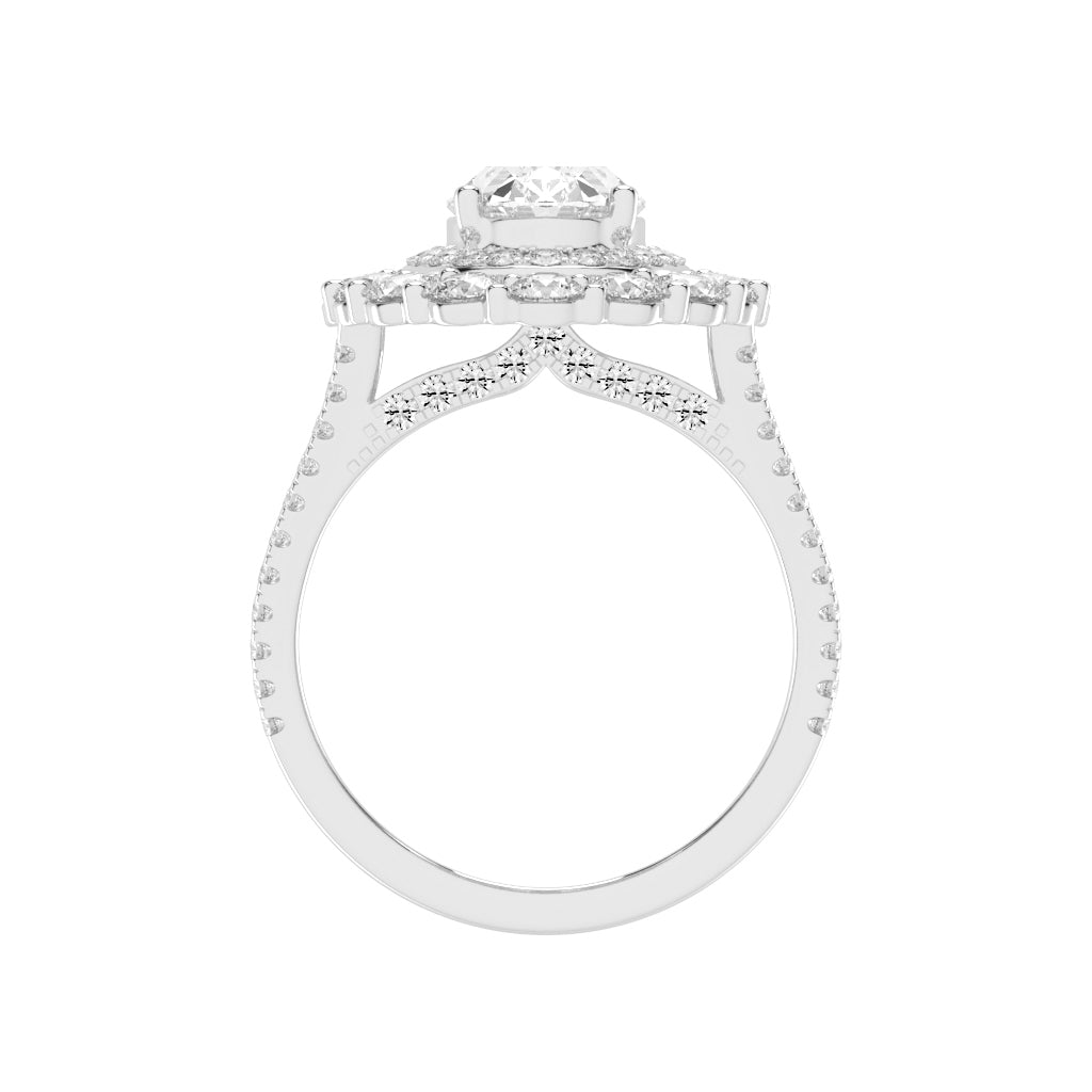 Elixara Round & Oval Cut Daimond Ring