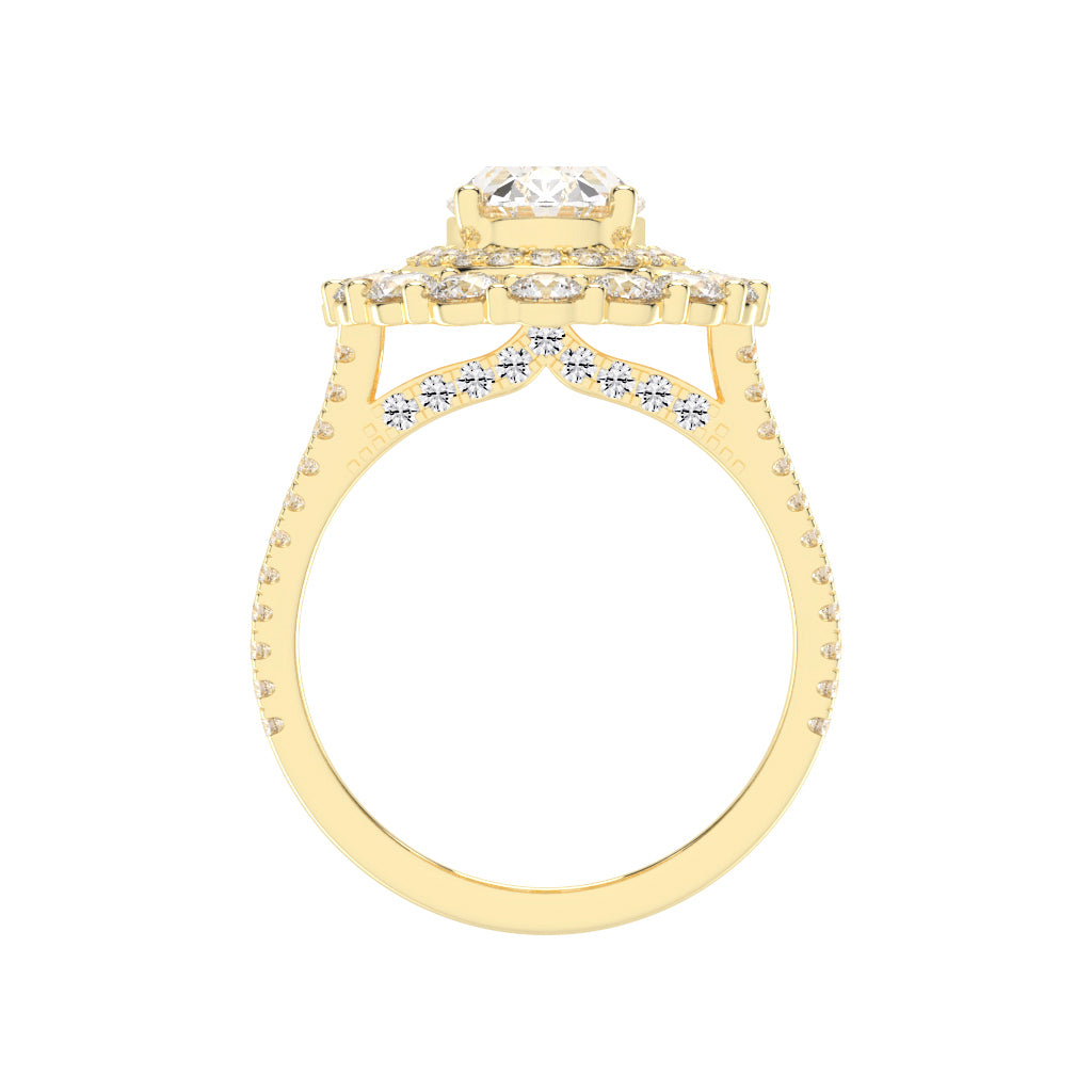 Elixara Round & Oval Cut Daimond Ring