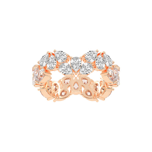Artisan Bloom Diamond Eternity Ring