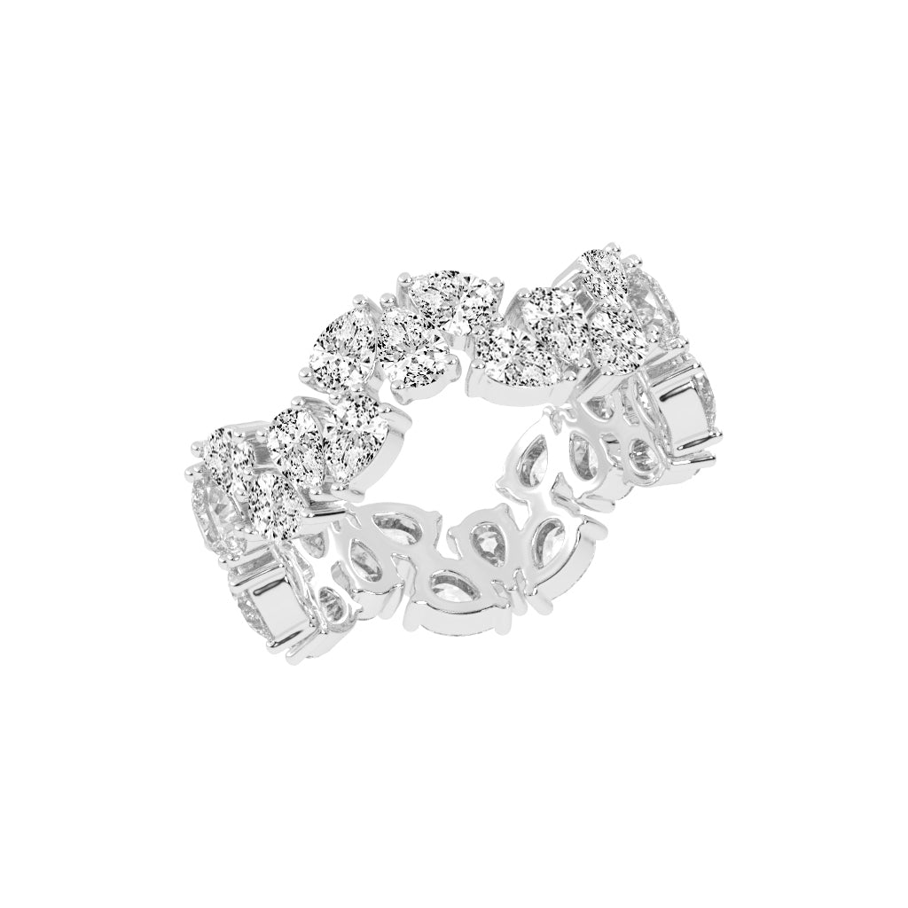 Artisan Bloom Diamond Eternity Ring