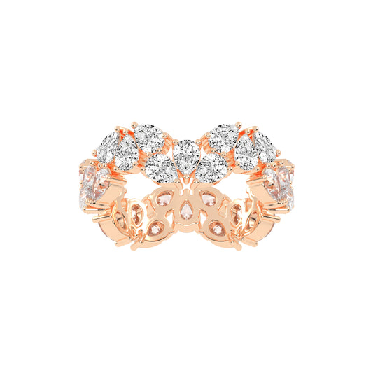 Artisan Bloom Diamond Eternity Ring