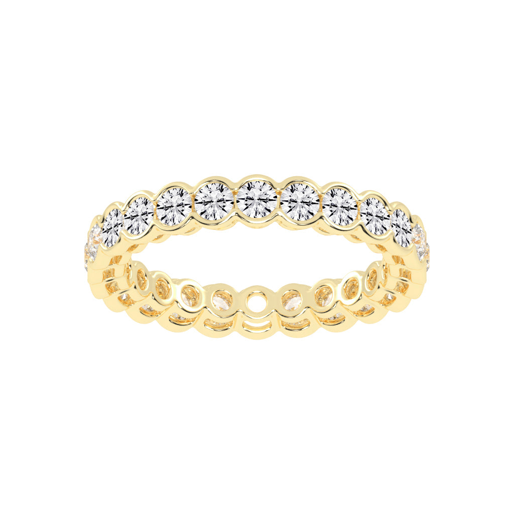 Continuous Radiance Bezel Diamond Band
