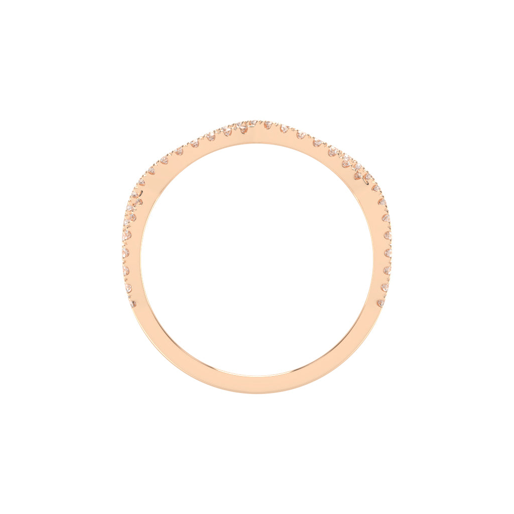 Veritas Round Cut Infinity Eternity Lab Diamond Ring