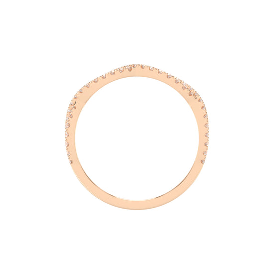Veritas Round Cut Infinity Eternity Lab Diamond Ring