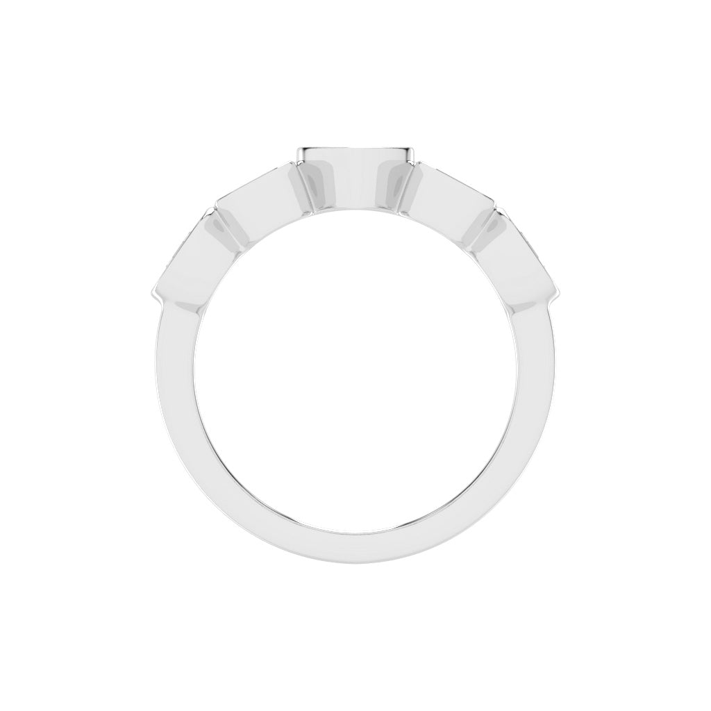 Bezel Set Multi-Shape Band