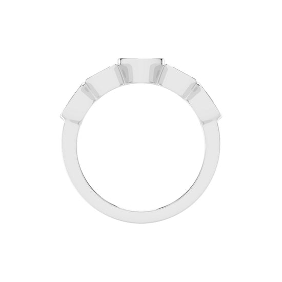 Bezel Set Multi-Shape Band