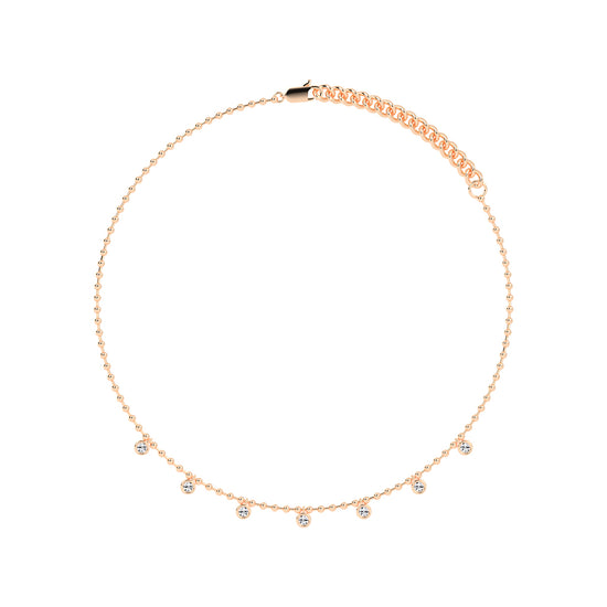 Stellar Drops Diamond Necklace