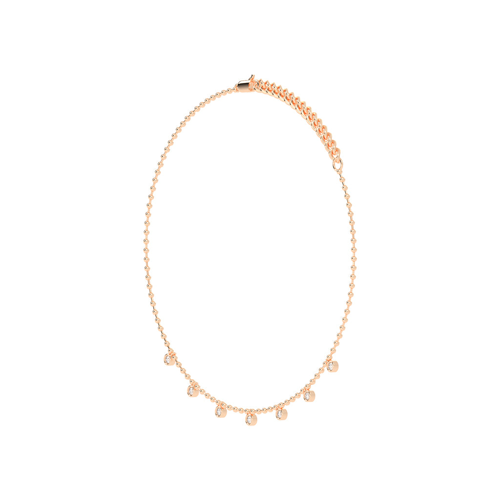 Stellar Drops Diamond Necklace