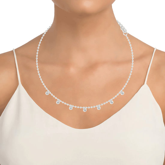 Stellar Drops Diamond Necklace