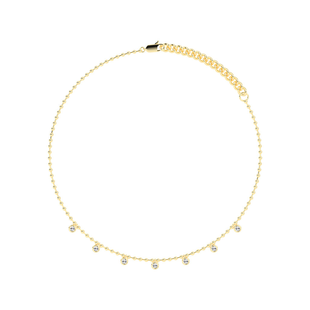Stellar Drops Diamond Necklace