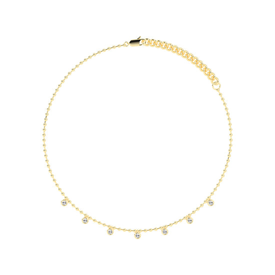 Stellar Drops Diamond Necklace