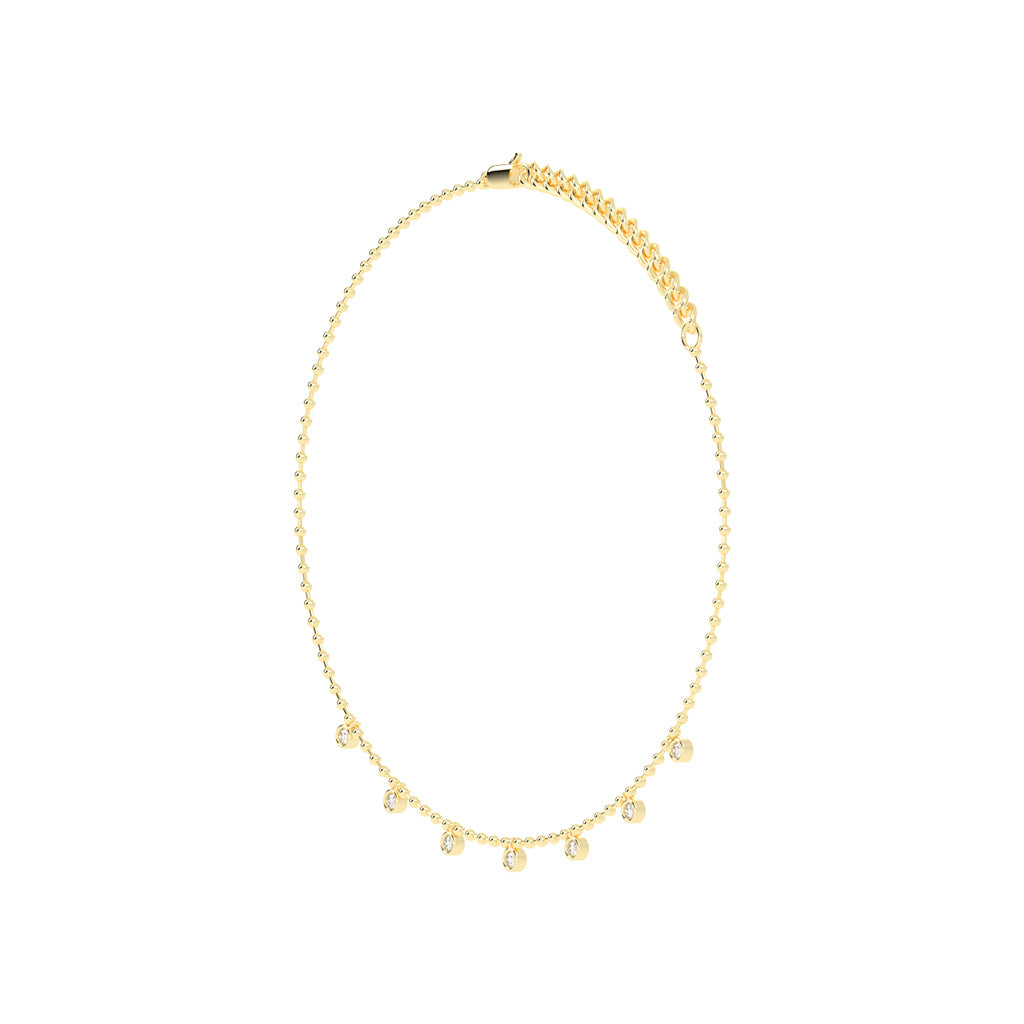Stellar Drops Diamond Necklace