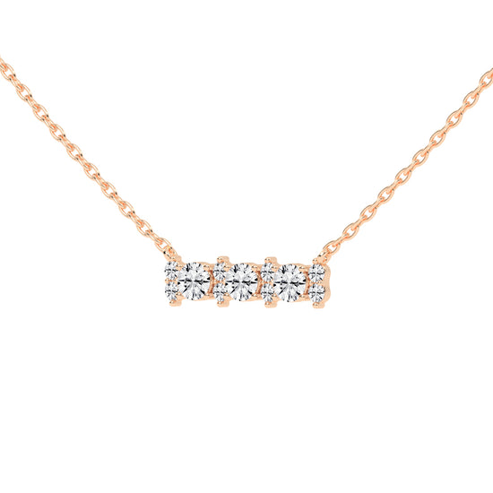 Kendra 2Ct Round Cut Fancy Lab Diamond Pendant