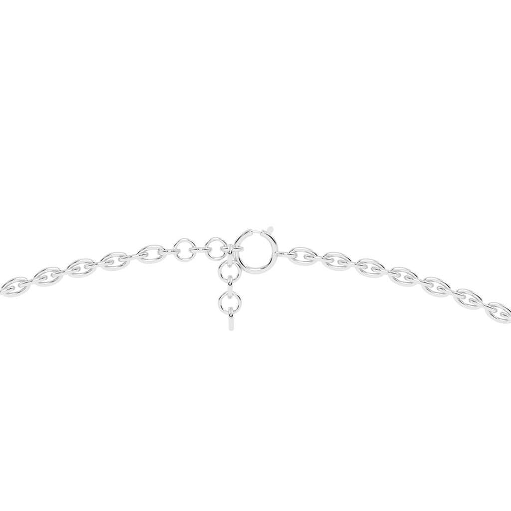 Naya Four Prong Round Cut Delicate Lab Diamond Pendant