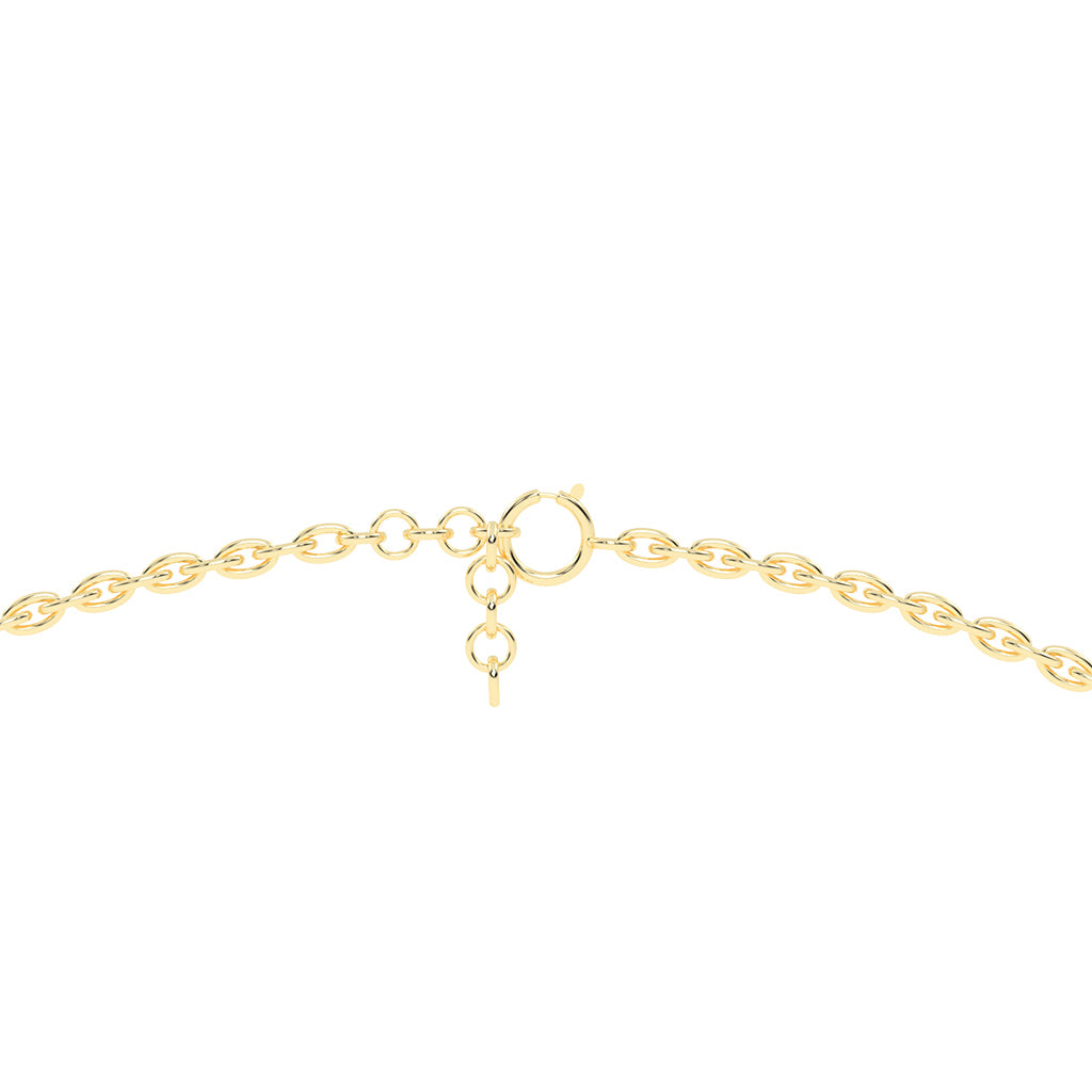 Naya Four Prong Round Cut Delicate Lab Diamond Pendant