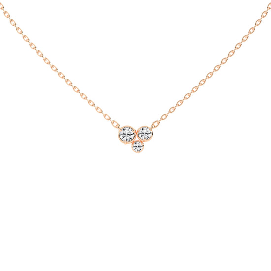 Mirella 1Ct Bezel Set Round Cut Fancy Lab Diamond Pendant