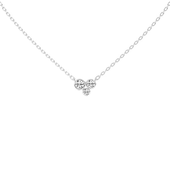 Mirella 1Ct Bezel Set Round Cut Fancy Lab Diamond Pendant