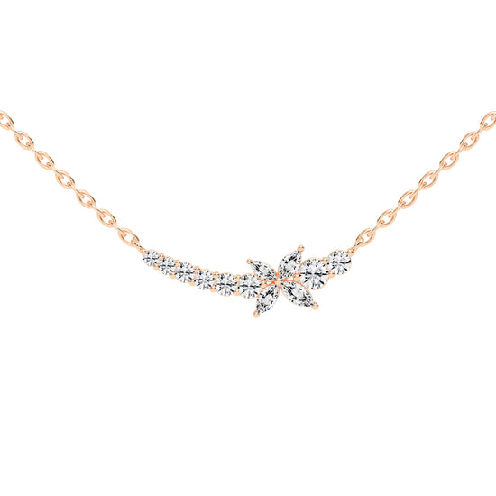 Bella 1.25Ct Butterfly Marquise Cut Fancy Lab Diamond Pendant