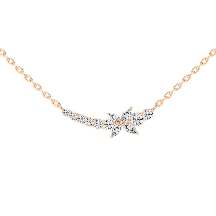 Bella 1.25Ct Butterfly Marquise Cut Fancy Lab Diamond Pendant