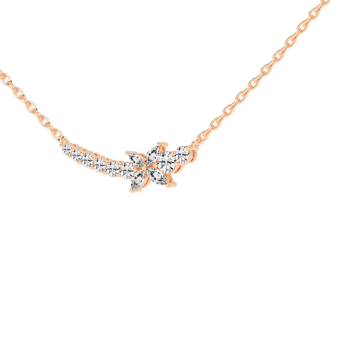 Bella 1.25Ct Butterfly Marquise Cut Fancy Lab Diamond Pendant