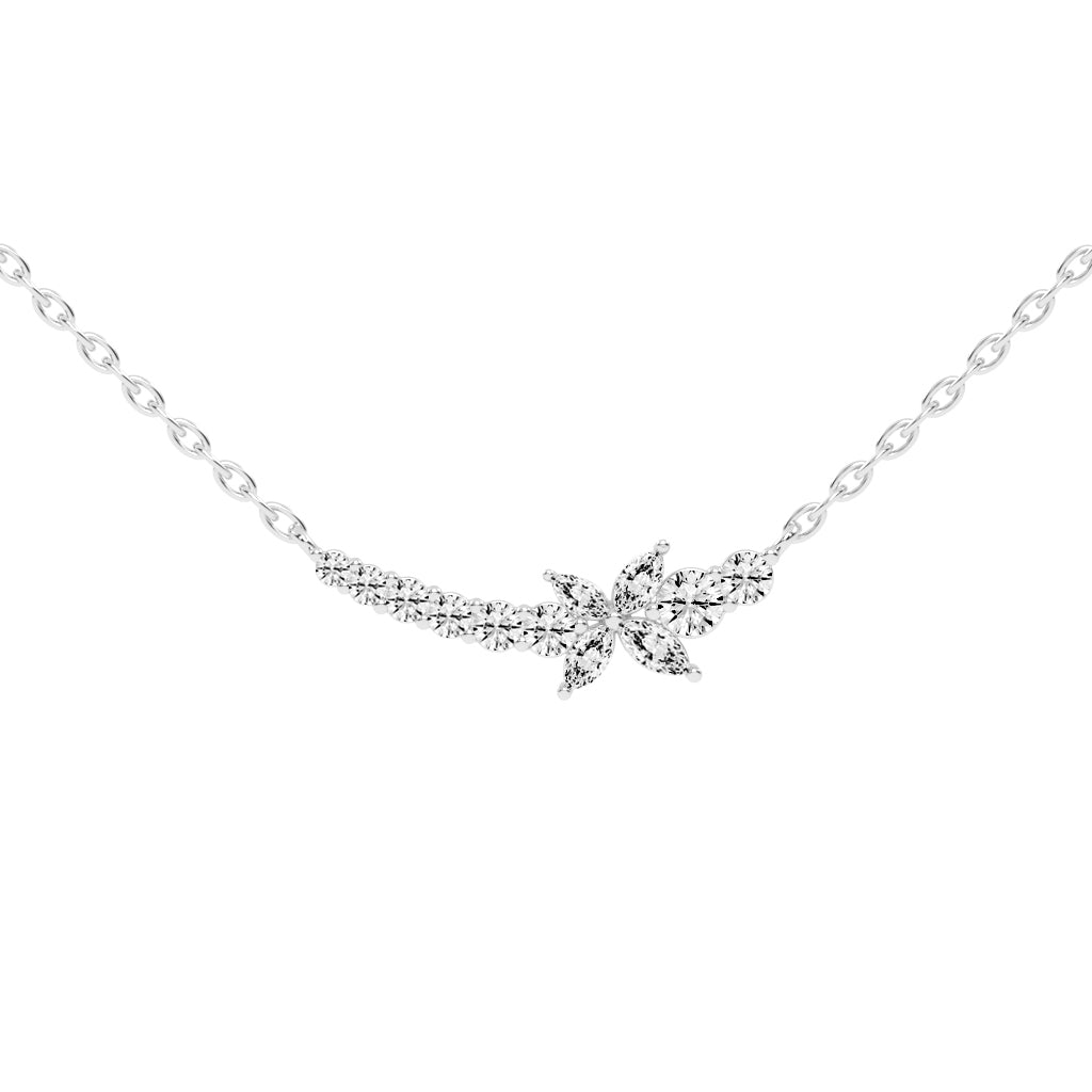 Bella 1.25Ct Butterfly Marquise Cut Fancy Lab Diamond Pendant