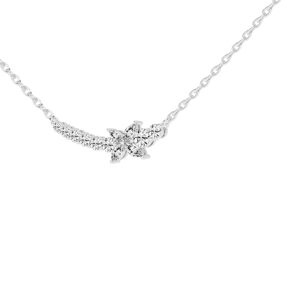 Bella 1.25Ct Butterfly Marquise Cut Fancy Lab Diamond Pendant