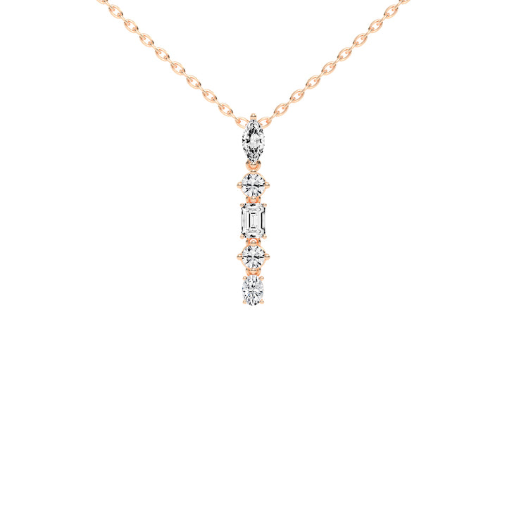 Quinta 1.75Ct Multi-Shape Fancy Lab Diamond Pendant