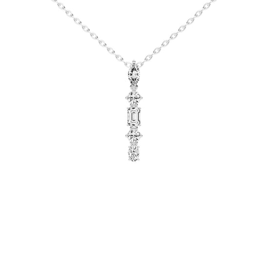 Quinta 1.75Ct Multi-Shape Fancy Lab Diamond Pendant