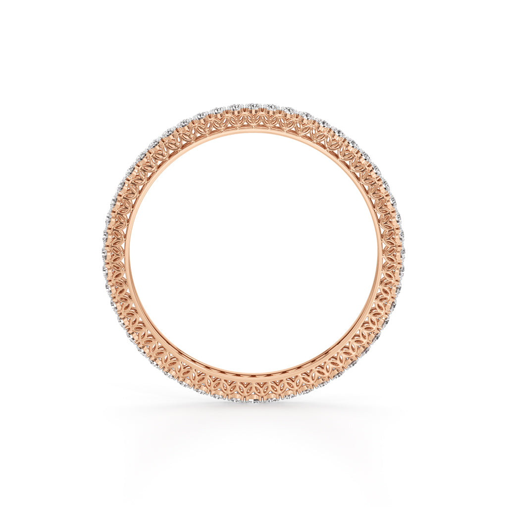 Elysian Halo Diamond Bangle