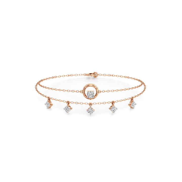 Maura Everyday Round Cut Chain Bracelet