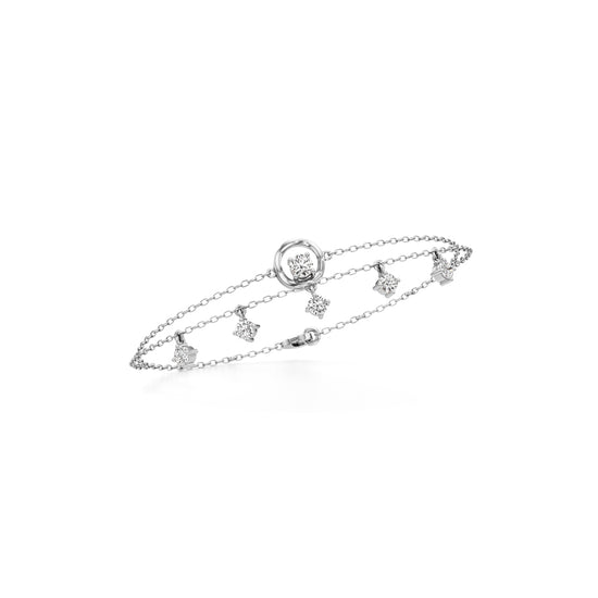 Maura Everyday Round Cut Chain Bracelet