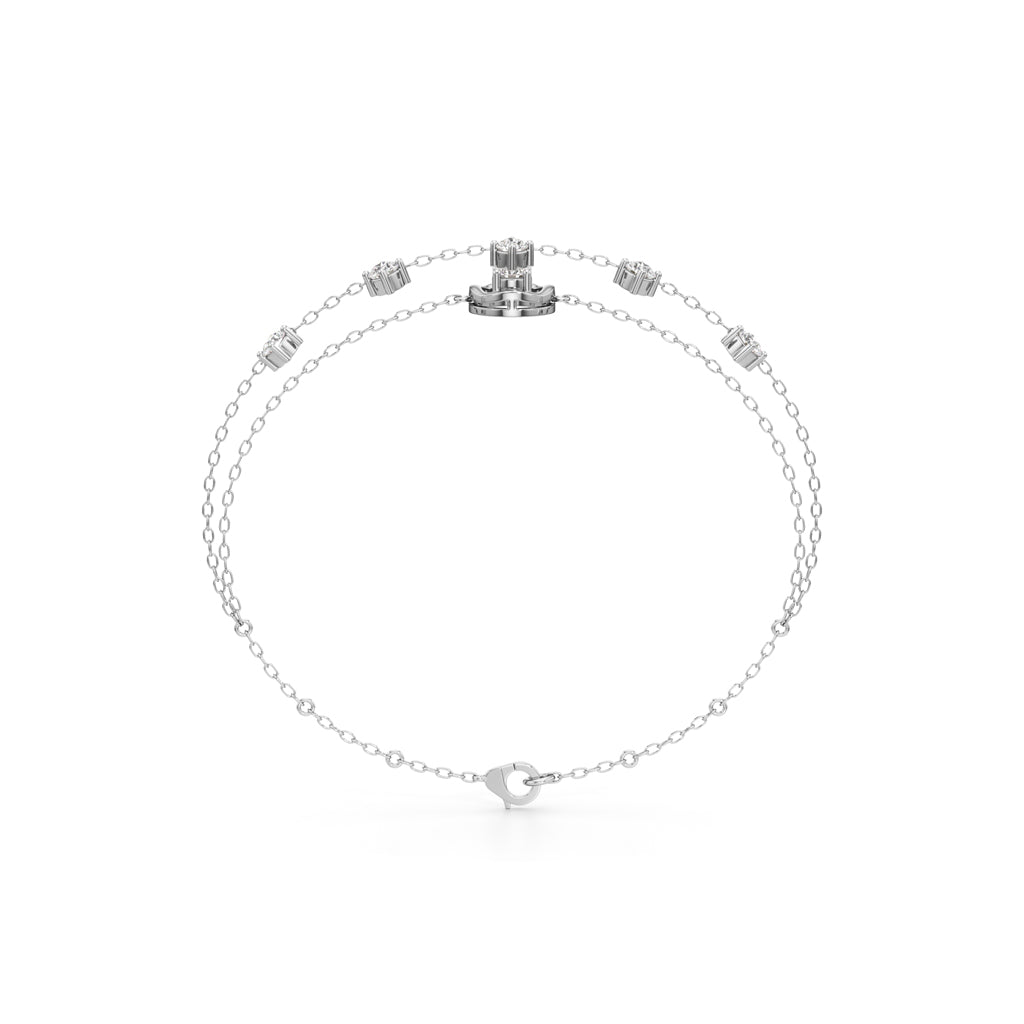 Maura Everyday Round Cut Chain Bracelet