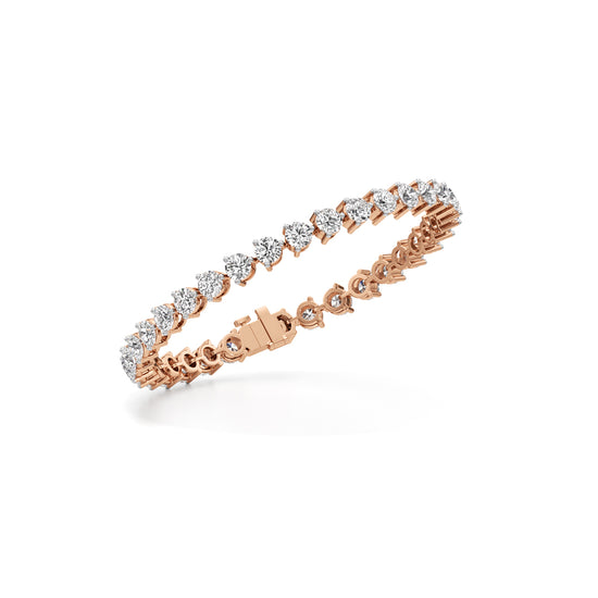 Alura 8Ct Shared Prong Round Tennis Bracelet