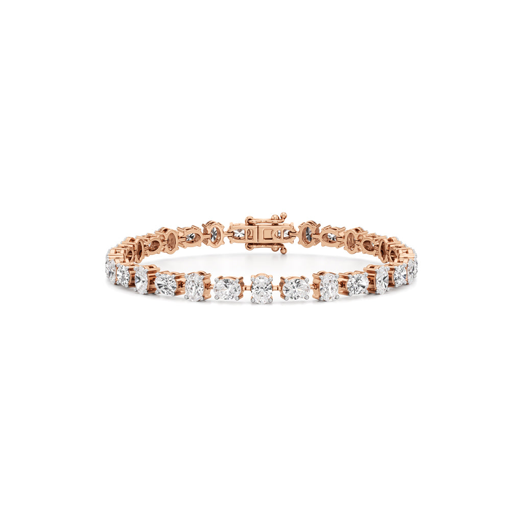 Arista 875Ct Oval Cut Tennis Bracelet