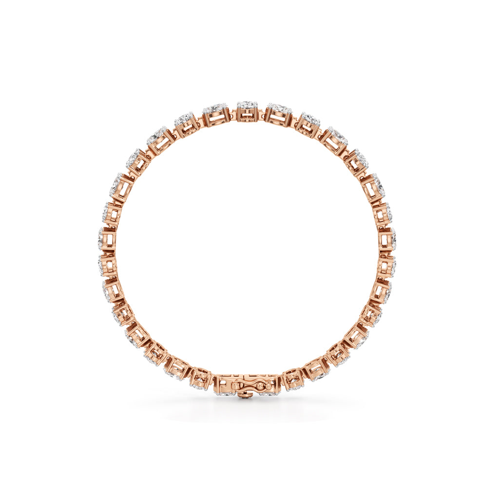 Arista 875Ct Oval Cut Tennis Bracelet