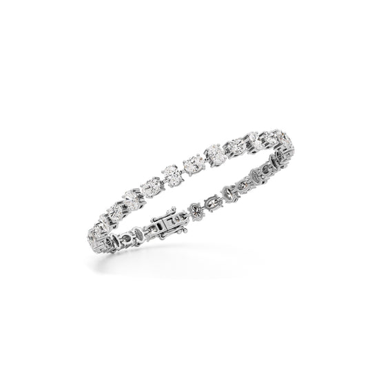 Arista 875Ct Oval Cut Tennis Bracelet