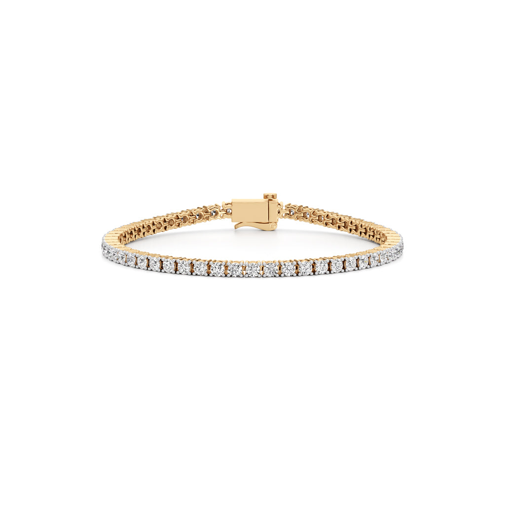 Isara 35Ct Shared Prong Round Cut Tennis Bracelet