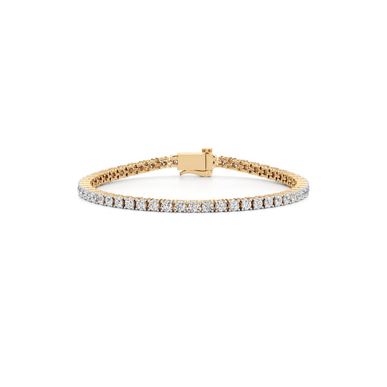 Isara 35Ct Shared Prong Round Cut Tennis Bracelet