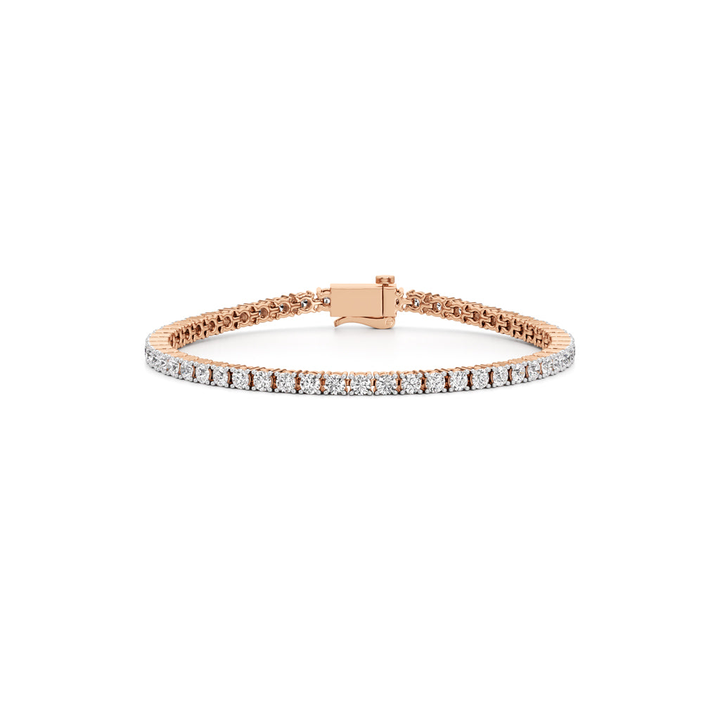 Isara 35Ct Shared Prong Round Cut Tennis Bracelet
