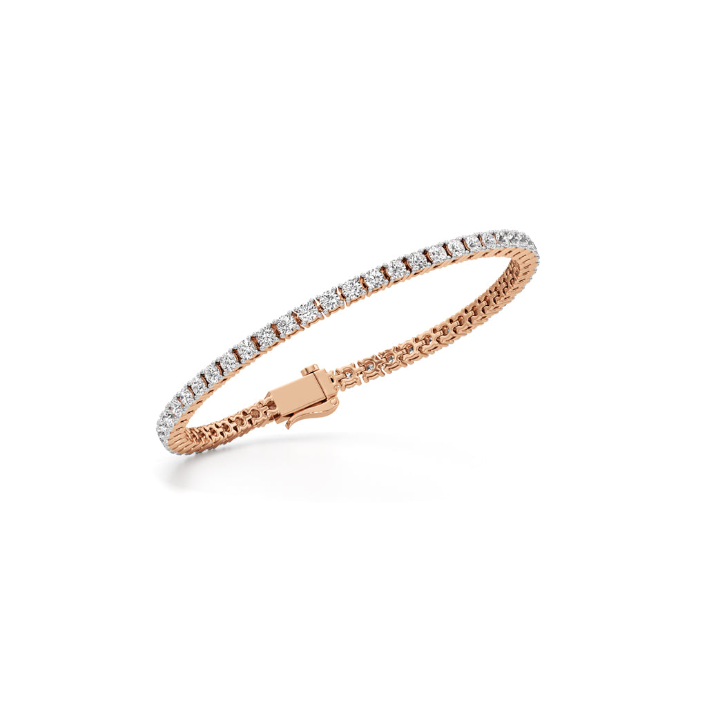 Isara 35Ct Shared Prong Round Cut Tennis Bracelet
